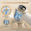 Rase-peluche électrique rechargeable, affichage LED 2