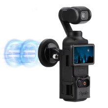 Flymile Magnetyczny Uchwyt dla Osmo Pocket 3, Magnetyczny Uchwyt Rozszerzający z Zimną Stopką na Samochód, Poręcze