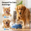 Kattefoder, Hvalformet Godbidder Dispenser til Katte Hunde, 2-i-1 Interaktiv Maddispenser 4
