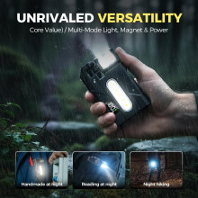 Torcia EDC G5 1200 lumen 2026, ricaricabile LED per campeggio
