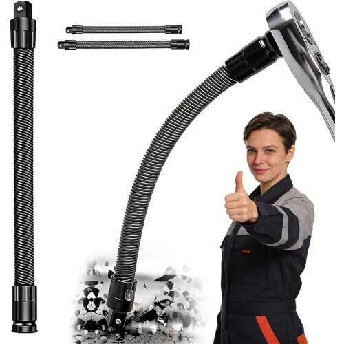 Douille flexible 1/2, 25cm, acier ressort 1