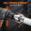 4-in-1 Power Water Pipe Threader Tool, Drill-Driven for 1/2",3/4",1" Pipes 4