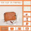 Sac bandoulière cuir 3 couches multiples 5