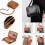 Sac bandoulière cuir 3 couches multiples 6