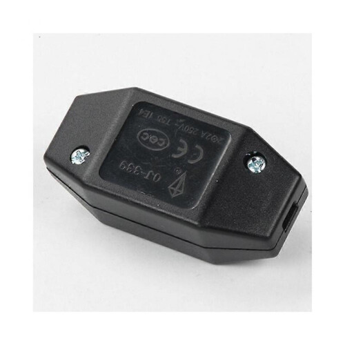 6pcs 1-60W Dimmable LED Dimmer (Rotary Dimmer) LED Dimmable, On/Off, 220-230V, CE Inline Switch, Black 2