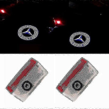2 proiettori LED per logo sulle portiere dell'auto per Mercedes-Benz GLS/GLC/GLB/GLA/A/B/C/E-Class