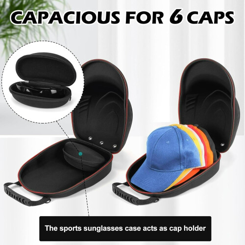 Boîte transport casquettes EVA, rigide 1