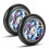 Ruote per monopattino acrobatico da 110 mm in PU con cuscinetti (nere) 1