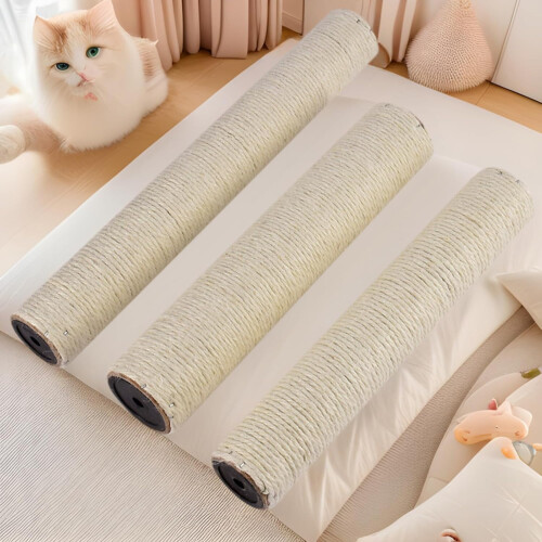 Sisal Cat Scratching Post Replacement, Durable Natural Rope for Cat Tree 1