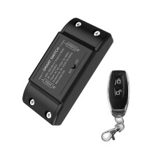 Módulo de Relé de Automação Residencial Inteligente com Interruptor WiFi+433 MHz e Controle Remoto de 433 MHz Compatível com Controle de Voz Por