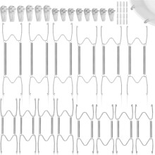 Bordenwandhangers voor Display - 6/8/10/12 Inch Bordenhanger, voor Decoratieve Borden van 5,5 Tot 12,5 Inch en Kunstzilver
