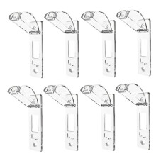 8 Protectores de Interruptor de Luz, Cerradura de Interruptor de Luz Transparente, Protector de Cubierta de Interruptor de Luz, Cubierta de