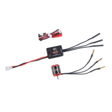 Combo ESC de Motor Sin Escobillas de Rotor Externo 25A 1212-5000KV para Accesorios de Actualización de Coches RC para  1/24