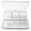 Clear Drawer Organizer Sets Plastic Storage Box Stationery Makeup Organizer Boxes Transparent Storage Box Bins 1