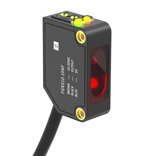 FGNS10-10NF Optical Inductive Photoelectric Sensor 24V Diffuse Reflective Red Visible Concentrator for Sensing
