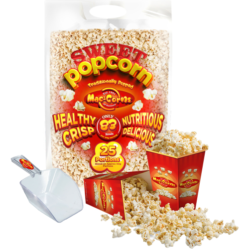 Mac-Corns 1kg Sweet Popcorn Bundle