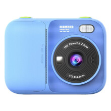 Sofortbildkamera für Kinder mit 3 Rollen Fotopapier, Tragbare Fotokamera, Spielzeug für Schüler, Blau