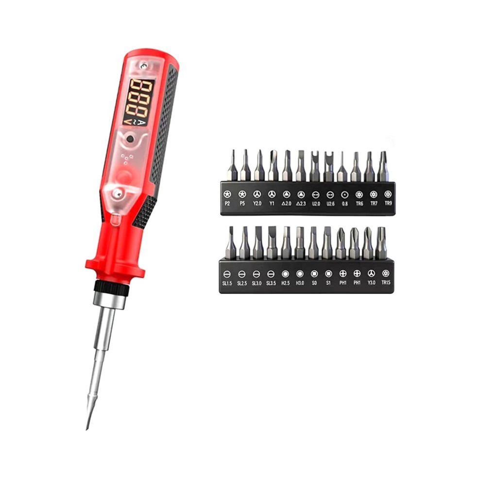 Digital Voltage Tester Measuring Pen - Flathead Screwdriver Electrical Induction Circuit Test Pencil 4713474234524