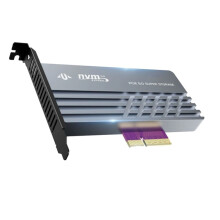 PCIe 5.0 zu M.2 NVMe Adapterkarte 128 Gbit/S PCIe 5.0 PCIE X4 zu M.2 SSD für Gen5 SSD
