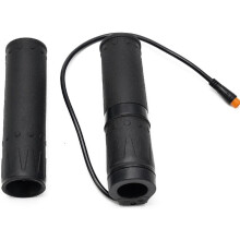 New Practical Half Twisting Throttle Replace 158X Half Twists Black Ebike Replacement Speed Throttle Waterproof
