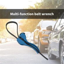 Adjustable Strap Wrench Not Slip Grip Removal Tool Multipurpose Rubber Belt Wrench Simple Use for Plumbing