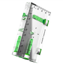Level Ruler with Horizontal Bubble Magnetic Thickening High-Precision Transparent Portable Spirit Level Measure Tools