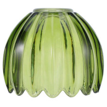 Handcrafted Green Pumpkin Glass Pendant Lamp Shade – Small Artistic Design for Bedroom, Kitchen, Hallway & Bathroom – Decor Accent