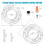 Upgraded 4-Pack Universal Lamp Mounting Brackets with Screws and Nuts for Ceiling Lights, Wall Lights 7