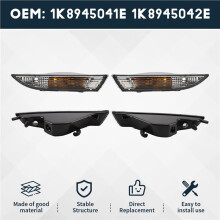 Front Bumper Turn Signal Light Front Turn Signal Lamp Shell 1K8945041E 1K8945042E for 2009 - 2014