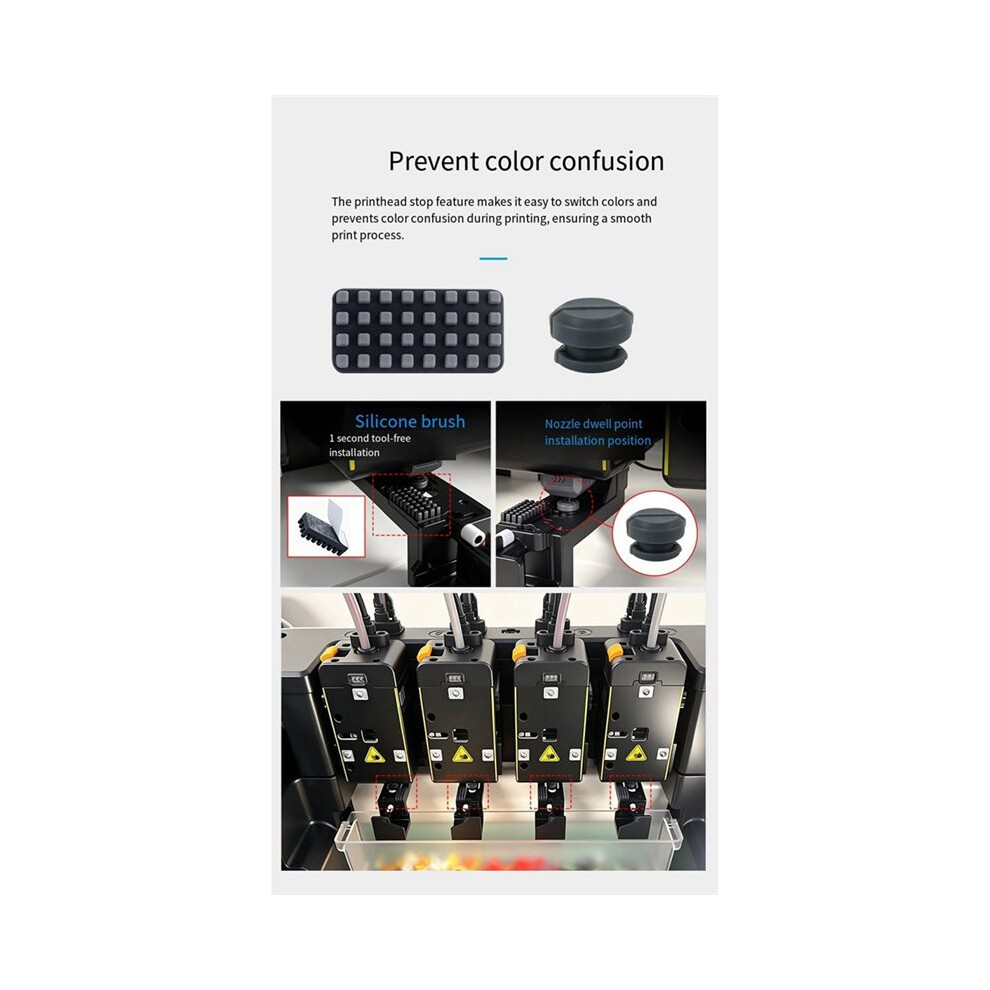 2Pcs For Snapmaker U1 0.4Mm Hot End 0.4Mm 24V 48W Ceramic Block Kit Stable Precise Heating 3D Pirnter Parts 4713922711768