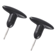 2PCS Plastic Handle Adjustment Wrench Tool Driver Club Shafts Adapter Wrench,Black