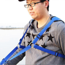 Kaesi Fishing Waist Support Adjustable Protective Lightweight Fishing Waist Belt Harness Rod Holder for Angling_fs