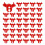 150pcs Plant Clips Bending Tool for Flower Vines Low-Pressure Training 90 Degree Stem Support Red 1