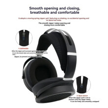 Headphone   Cover for  SUNDARA Earphone Protective Case for SUNDARA Headset Headbeam Sleeve Black