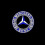 2x Car Door LED Logo Projector Light for Mercedes-Benz GLS/GLC/GLB/GLA/A/B/C/E-Class 2