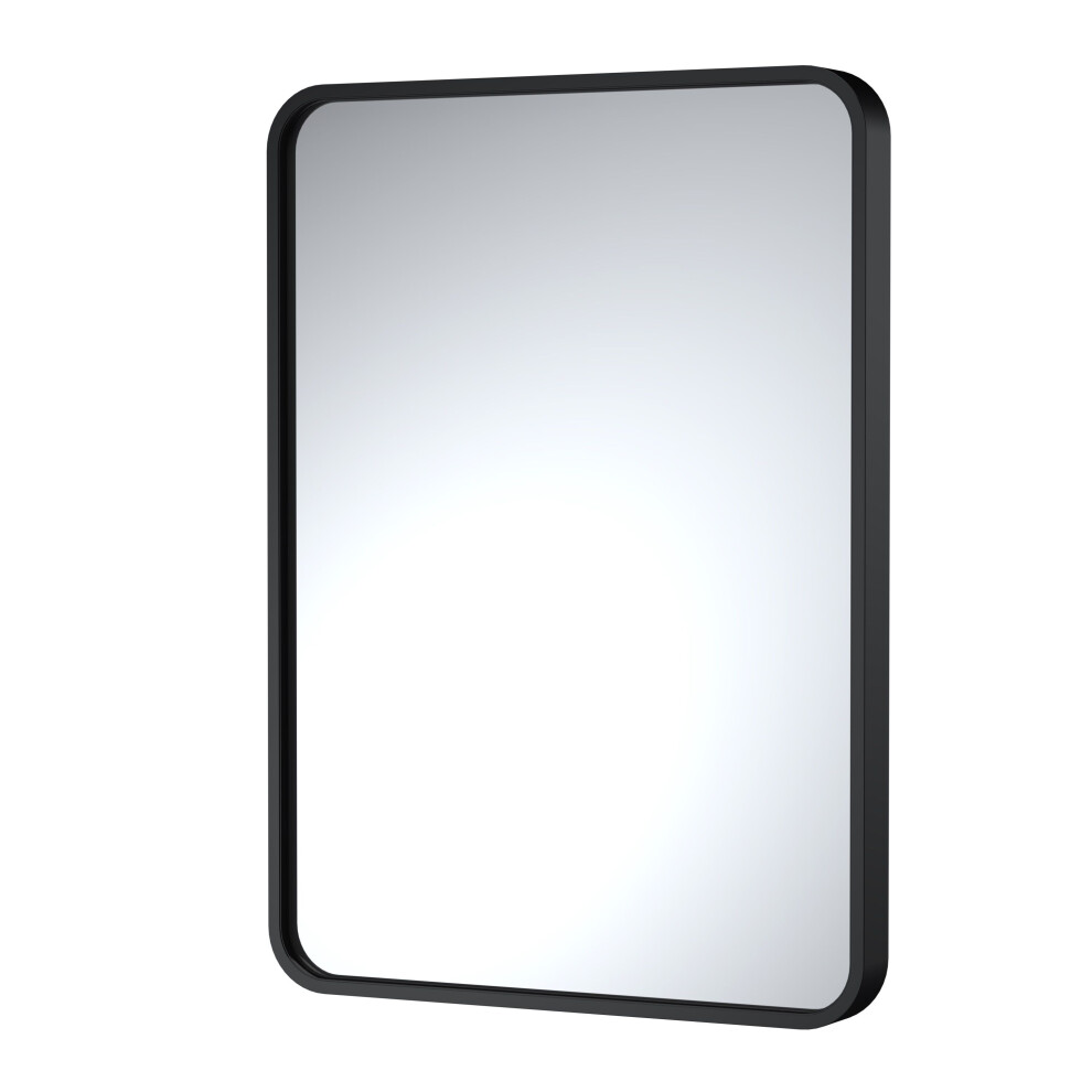Balterley Rectangular 500 X 700Mm Frame Recessed Mirror Black