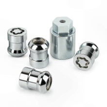 Anti-Theft Wheel Lock Lug Nut Set for CR-V 07-25 & Civic 2016, Secure Alloy Nuts