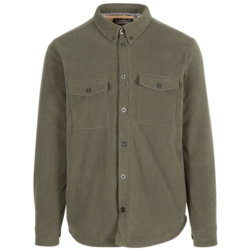 Trespass Men's Dattin Shirt - Ivy - Xs - Ivy - 100% Polyester - Image 3