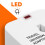 Universal Plug Adapter EU /USA / UK /AUS LED Indicator Max Excell White 2