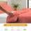 Single (220x260cm) Coral Egyptian Cotton Set 8