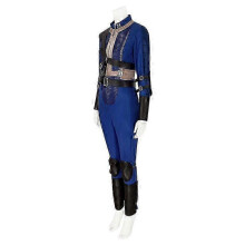 (XS, Women Full set) Vault 33 Survivor Jumpsuit Lucy Cosplay Game Uniform Halloween Carnival Party Costume for Men and Women-Good