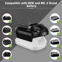 18V 20V Li-ion Battery Adapter for Cordless Drill Power Tool Compatibility with Multiple Brands