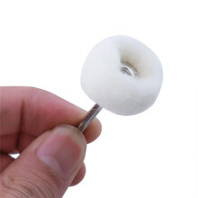 100pcs Wool Polishing Wheel 3mm Shank Buffing Wheel Polish Brush Rotary Abrasive Brush Hand Grinding Buffing Tools