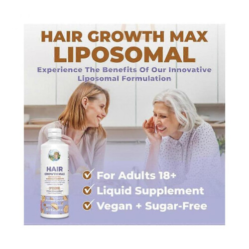 Mary Ruth's Liposomal Hair Growth Max with Lustriva 2