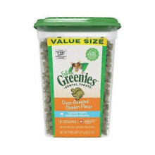 Greenies Feline Natural Dental Treats Oven Roasted Chicken Flavor, 9.75 oz