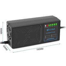 Electric Vehicle Charger 60V 50Ah with 7-Light Display, Power Status Indicator, and Current Leakage Protection for Full Charging Cycle Support