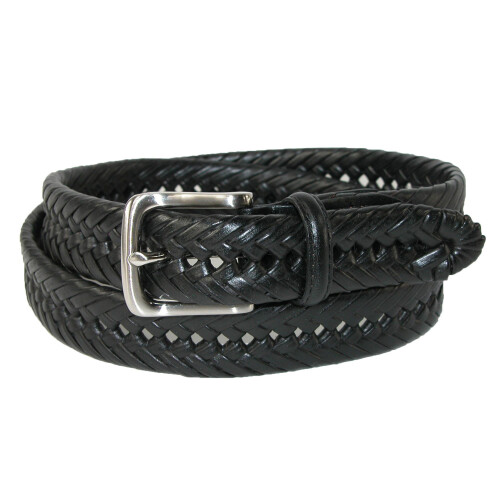 Tommy Hilfiger Tommy Hilfiger Men's Burnished Handlaced 32 mm Belt