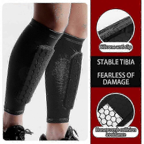(XL, Blue) Calf Sleeves for Skiing and Athletic Training Shin Guards