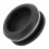 Black Round Glass Door Handle 1