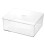 Clear Drawer Organizer Sets Plastic Storage Box Stationery Makeup Organizer Boxes Transparent Storage Box Bins 8